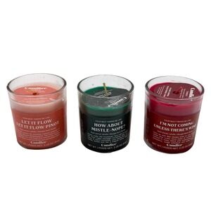 Candier Ryan Porter Limited Edition Holiday Candle Set 3pk Soy Blend